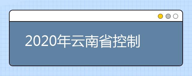 2020年云南省控制分?jǐn)?shù)線:一本文史555分，理工535分